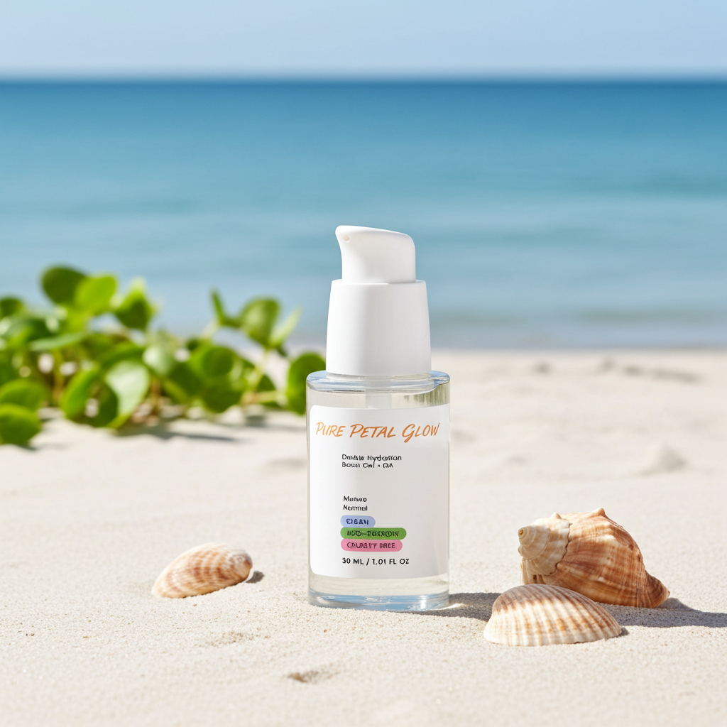 Lightweight Hyaluronic Acid Gel Moisturizer for Plump, Dewy Skin - Pure Petal Glow