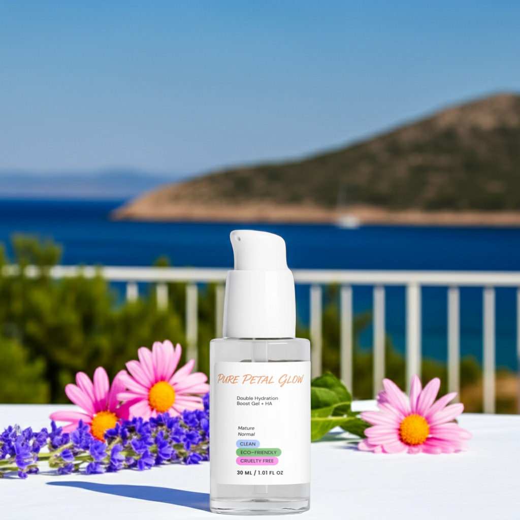 Lightweight Hyaluronic Acid Gel Moisturizer for Plump, Dewy Skin - Pure Petal Glow