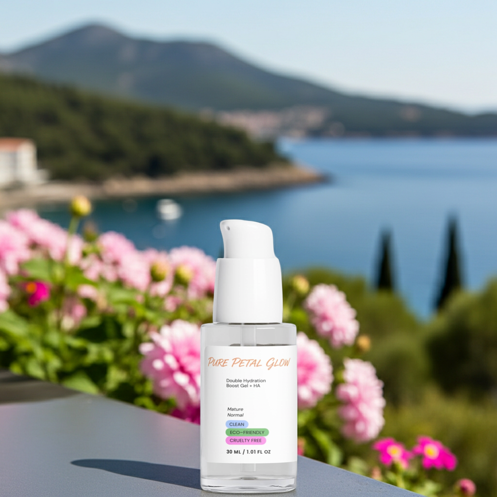 Lightweight Hyaluronic Acid Gel Moisturizer for Plump, Dewy Skin - Pure Petal Glow