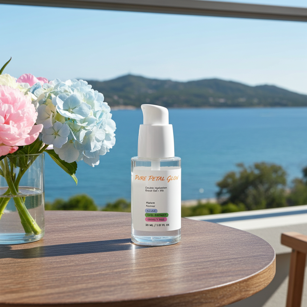 Lightweight Hyaluronic Acid Gel Moisturizer for Plump, Dewy Skin - Pure Petal Glow