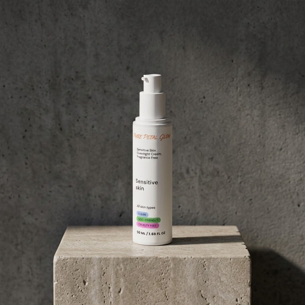 Sensitive Skin Overnight Cream, Fragrance Free
