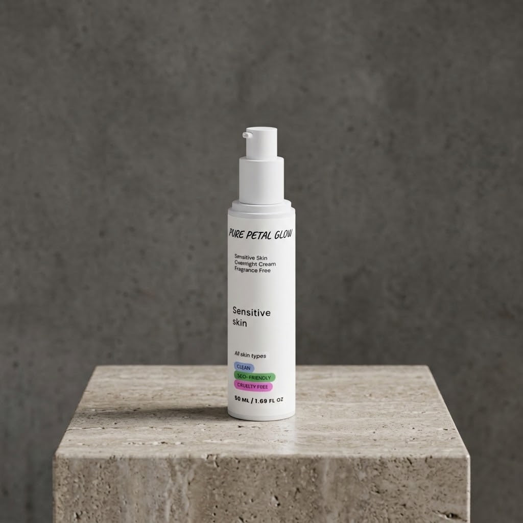 Sensitive Skin Overnight Cream, Fragrance Free