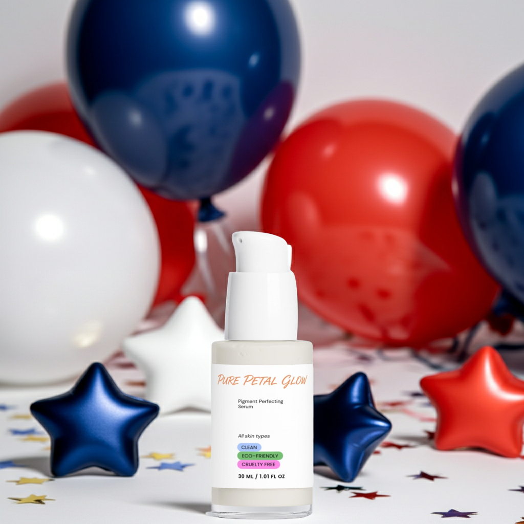 Lightweight brightening serum with Alpha-Arbutin for dark spots and uneven skin tone — Pure Petal Glow