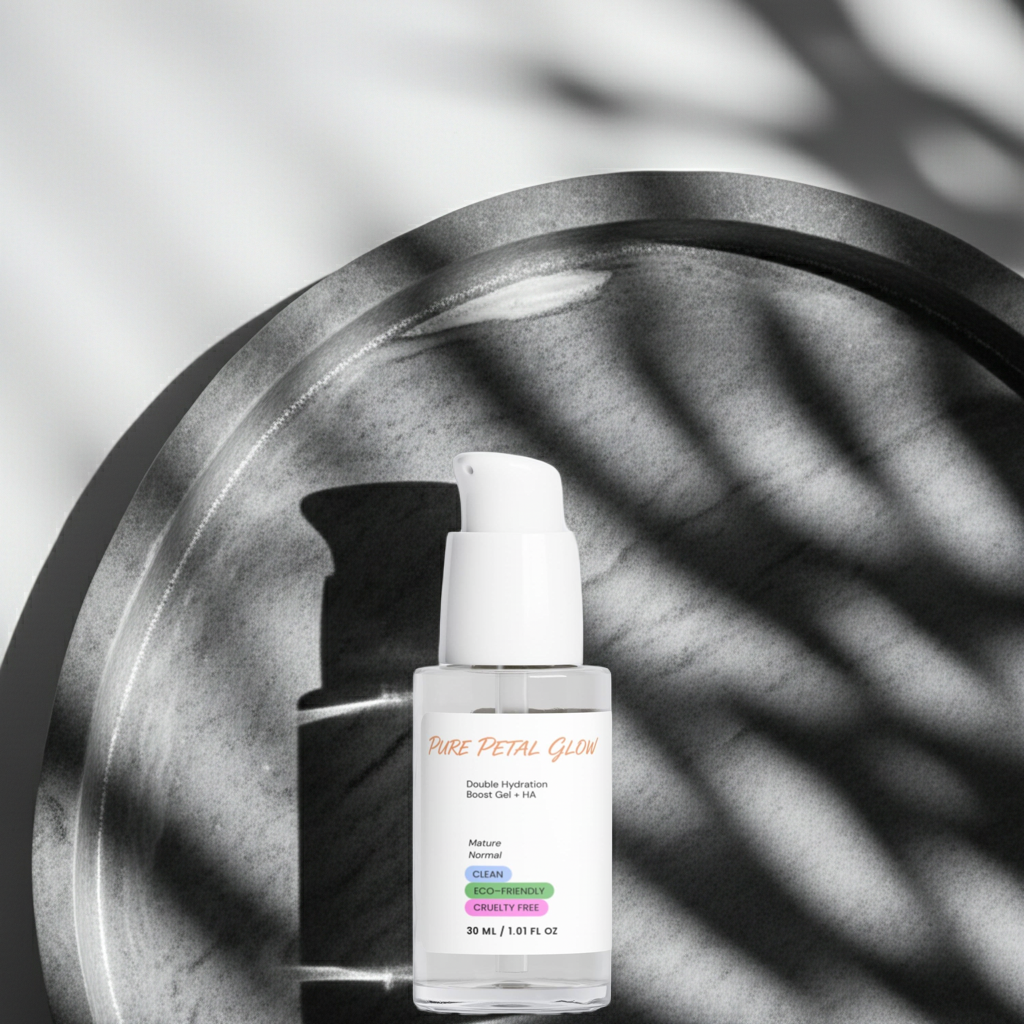 Lightweight Hyaluronic Acid Gel Moisturizer for Plump, Dewy Skin - Pure Petal Glow