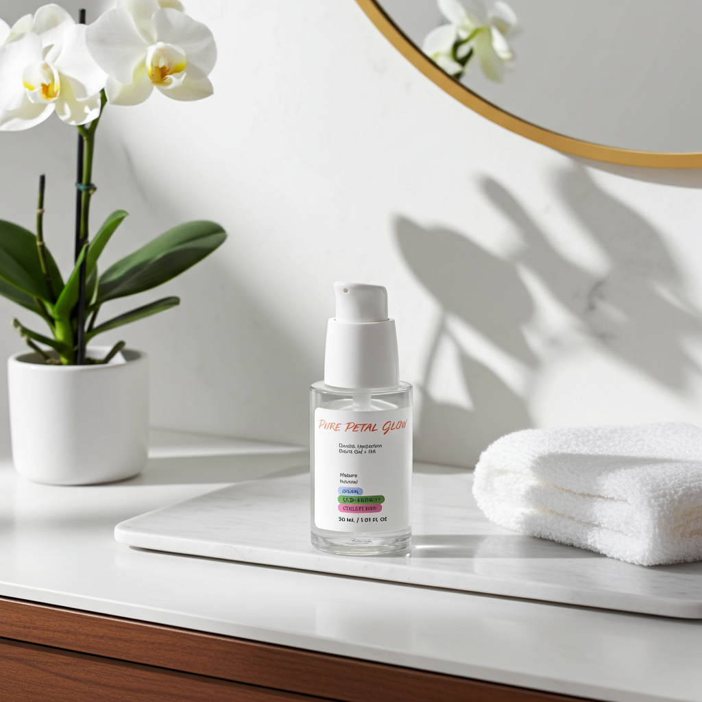 Lightweight Hyaluronic Acid Gel Moisturizer for Plump, Dewy Skin - Pure Petal Glow