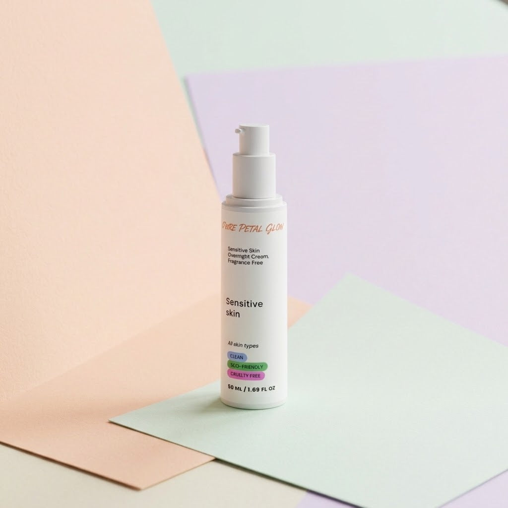 Sensitive Skin Overnight Cream, Fragrance Free