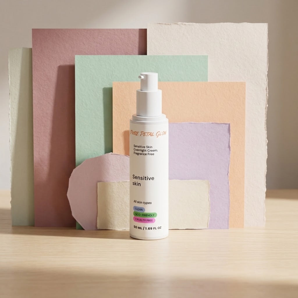 Sensitive Skin Overnight Cream, Fragrance Free