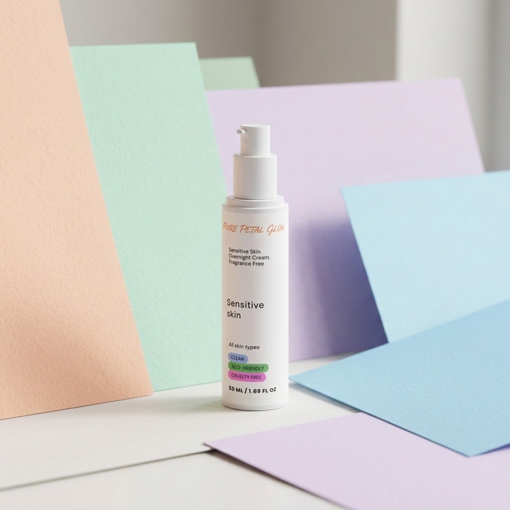 Sensitive Skin Overnight Cream, Fragrance Free