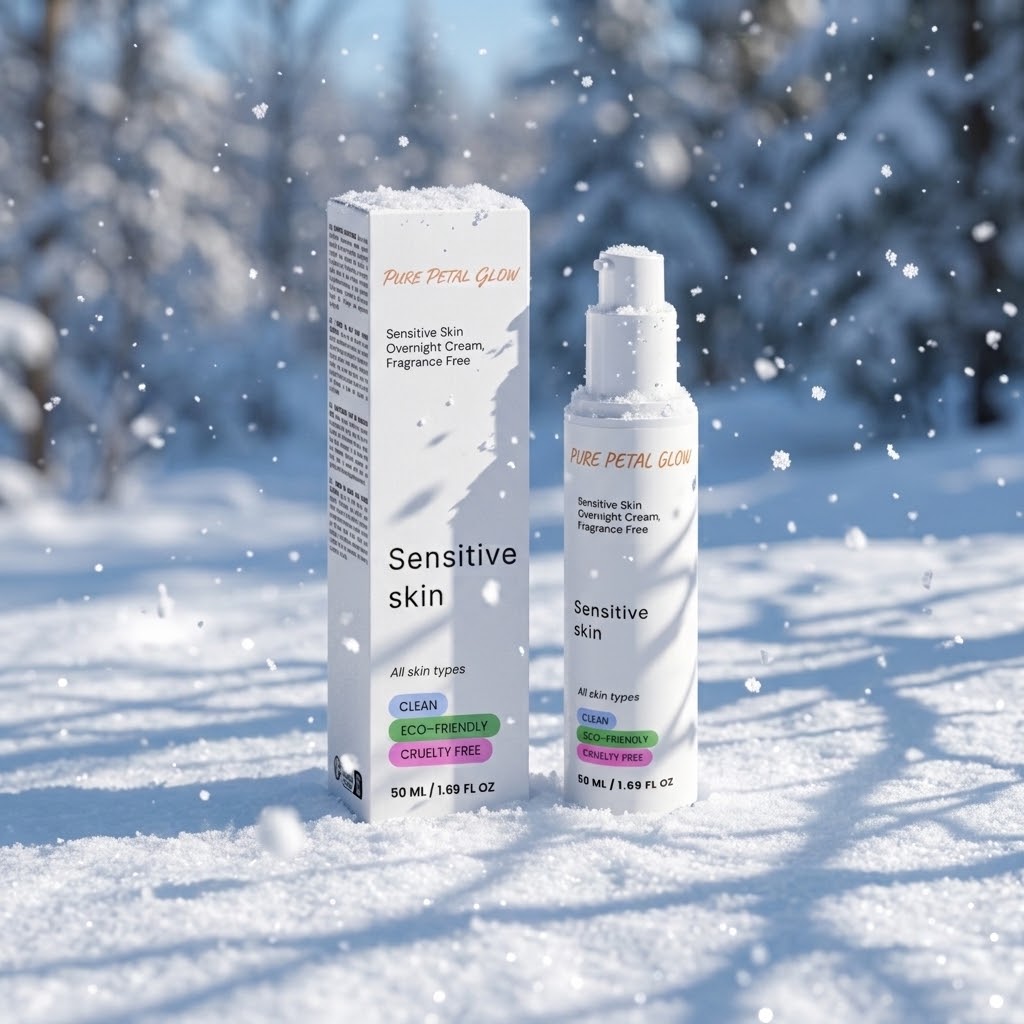 Sensitive Skin Overnight Cream, Fragrance Free