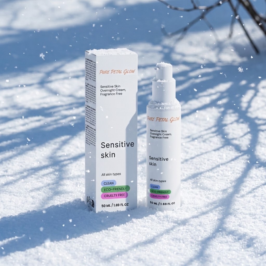 Sensitive Skin Overnight Cream, Fragrance Free
