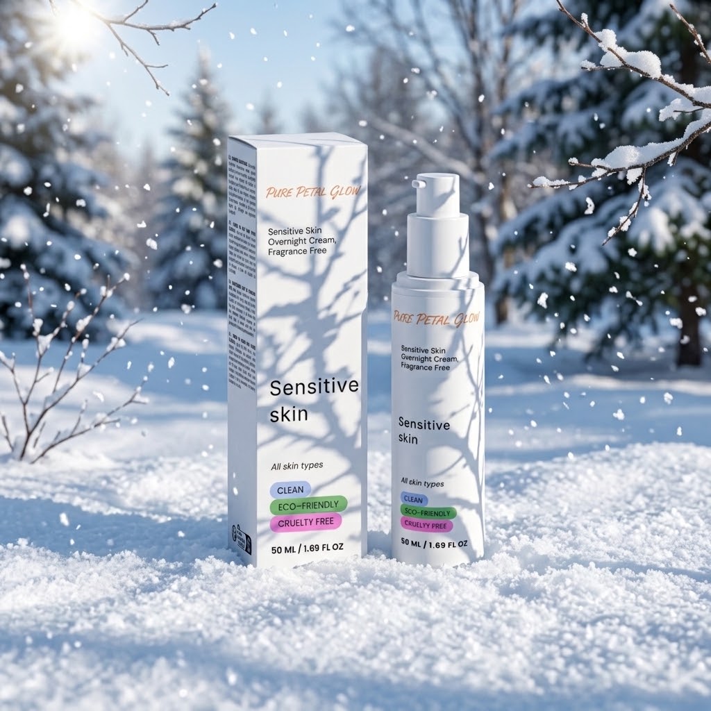 Sensitive Skin Overnight Cream, Fragrance Free