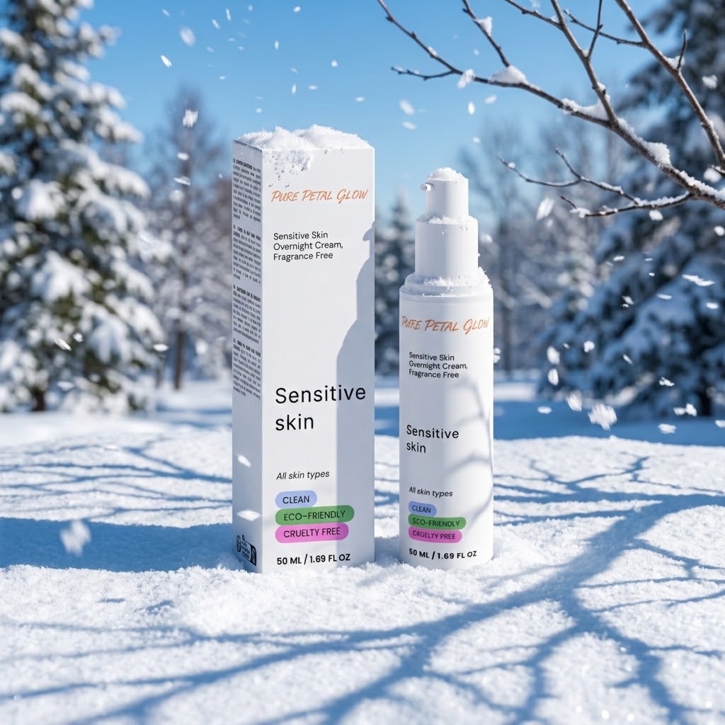 Sensitive Skin Overnight Cream, Fragrance Free