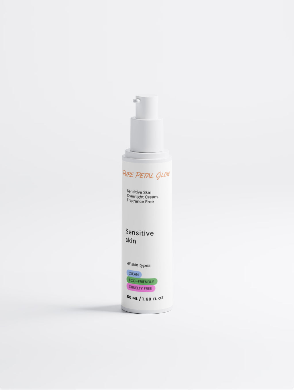 Sensitive Skin Overnight Cream, Fragrance Free