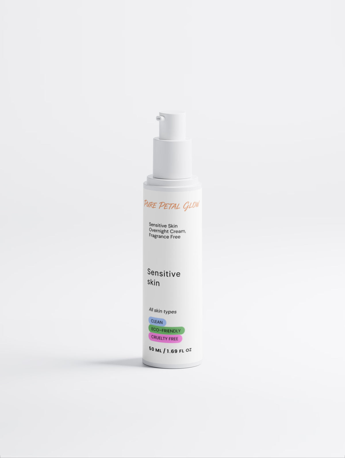 Sensitive Skin Overnight Cream, Fragrance Free