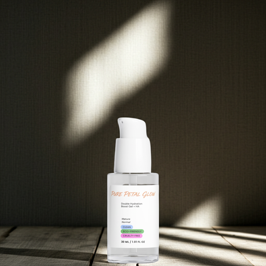 Lightweight Hyaluronic Acid Gel Moisturizer for Plump, Dewy Skin - Pure Petal Glow