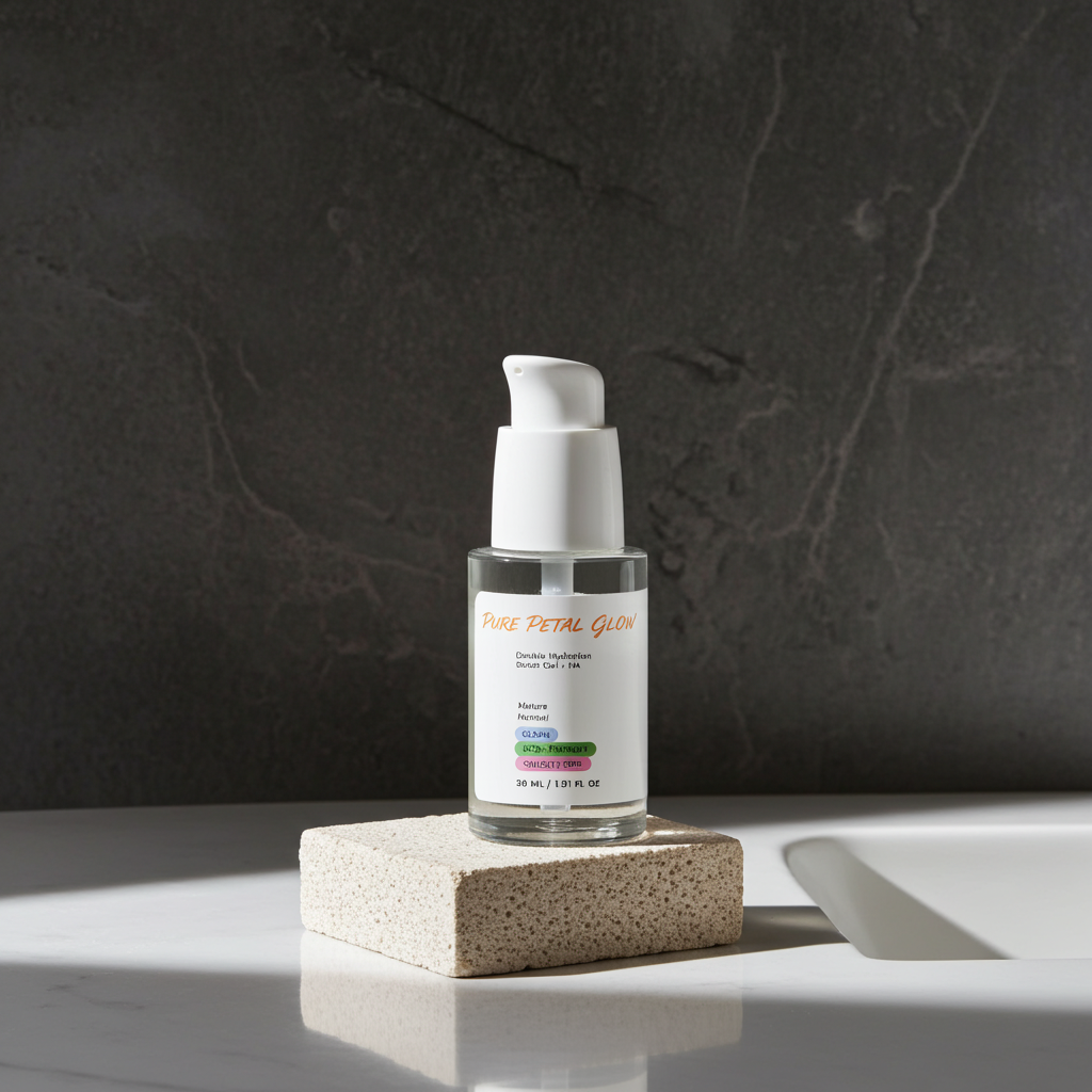 Lightweight Hyaluronic Acid Gel Moisturizer for Plump, Dewy Skin - Pure Petal Glow