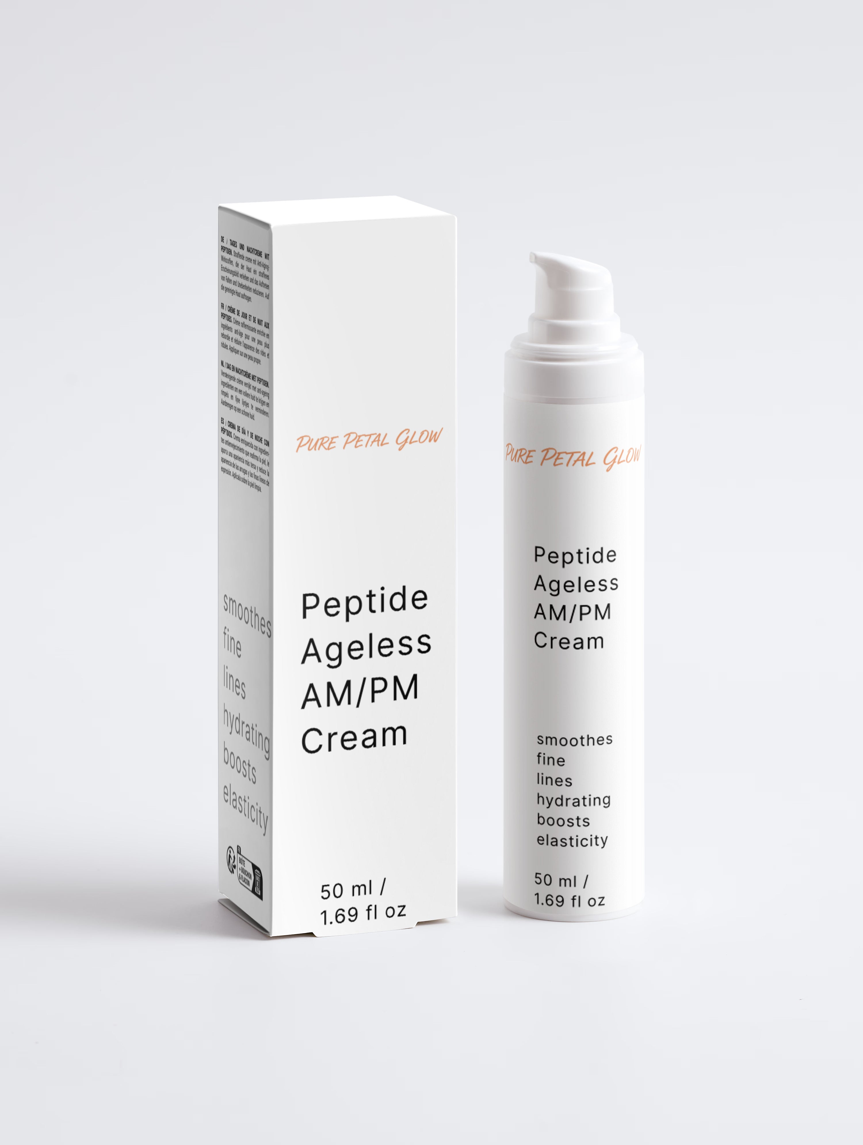 Peptide Ageless AM/PM Cream with Hyaluronic Acid | Anti-Aging Moisturizer